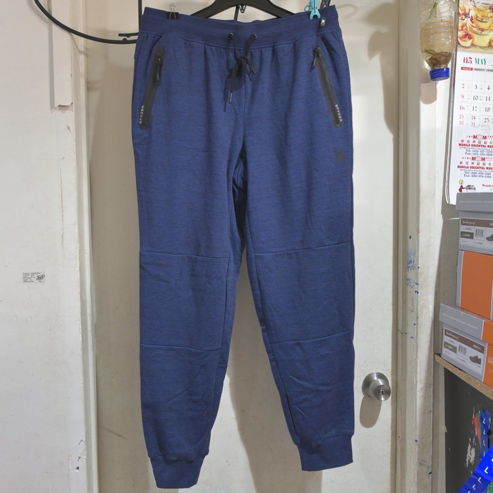 Spyder Men's Jogger pants in BLUE  SIZE L XL XXL - Picture 2 of 10